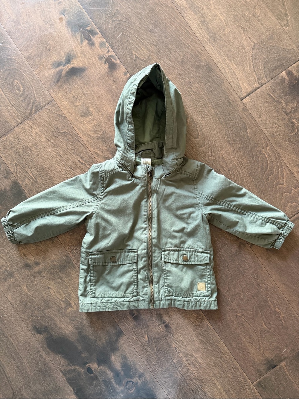 H&M Kids Hooded Green Coat